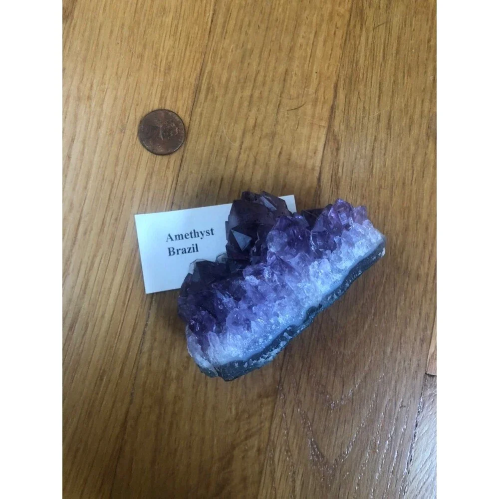Sparkling amethyst crystal from Brazil